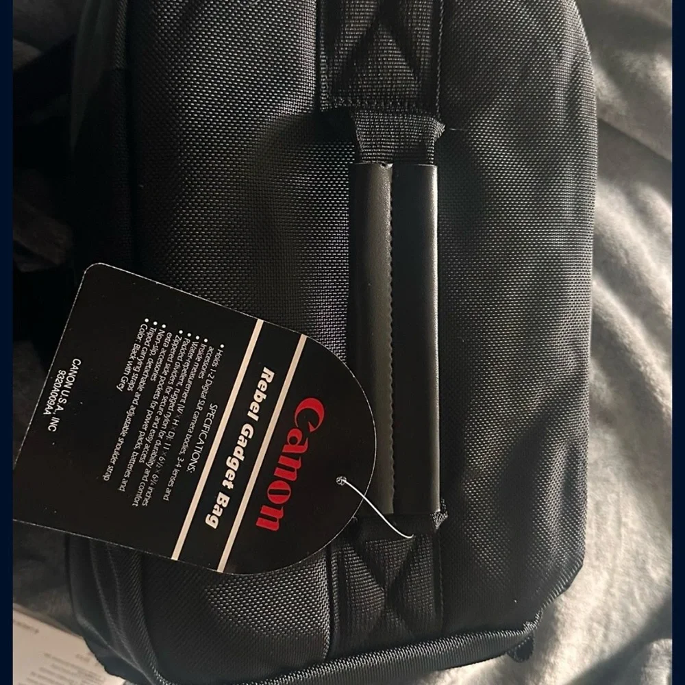 Canon Black Messenger Bag
